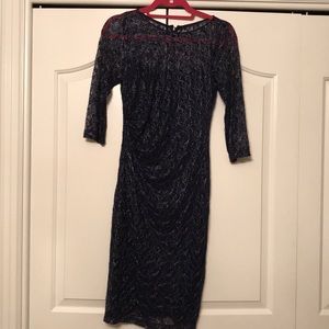 David Meister all over lace dress size 4